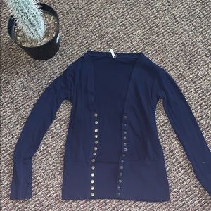 Navy Blue Cardigan